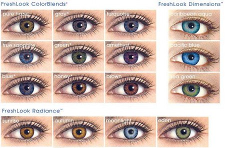 Lentes de Contacto Freshlook y C O S M O 9 
